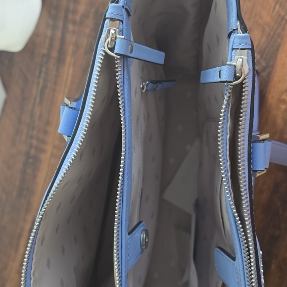 Kate Spade New York Newbury Lane Periwinkle Tote Bag Saffiano Leather - Picture 9 of 10